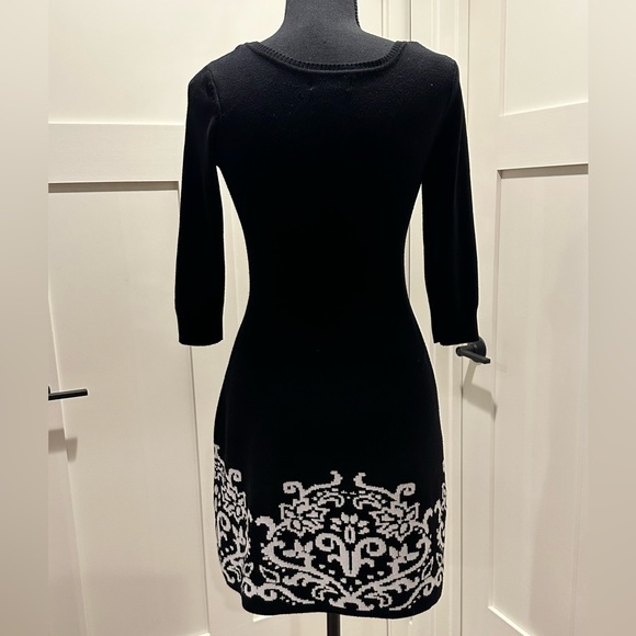 Sequin Hearts black and white dress - Picture 3 of 5